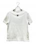 PRADA（プラダ）の古着「トライアングルロゴTシャツ/UJN824 S222 11ZM」｜ホワイト