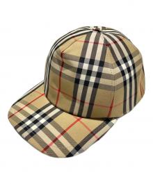 BURBERRY（バーバリー）の古着「ノバチェックキャップ/8026929」｜ベージュ