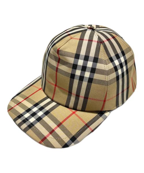BURBERRY（バーバリー）BURBERRY (バーバリー) ノバチェックキャップ/8026929 ベージュ サイズ:Mの古着・服飾アイテム
