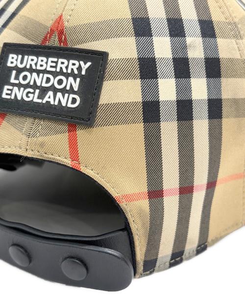 BURBERRY（バーバリー）BURBERRY (バーバリー) ノバチェックキャップ/8026929 ベージュ サイズ:Mの古着・服飾アイテム