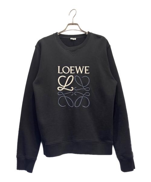 LOEWE（ロエベ）LOEWE (ロエベ) アナグラムロゴスウェット ブラック サイズ:Ｍの古着・服飾アイテム