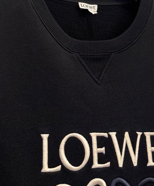 LOEWE（ロエベ）LOEWE (ロエベ) アナグラムロゴスウェット ブラック サイズ:Ｍの古着・服飾アイテム