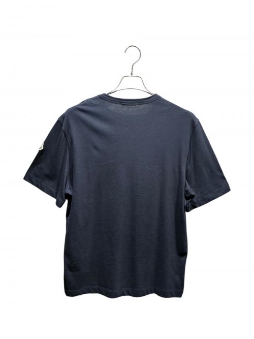 MONCLER（モンクレール）MONCLER (モンクレール) MAGLIA T-SHIRT/袖ワッペンTシャツ/G10918C7B510 ネイビー×ホワイト サイズ:Sの古着・服飾アイテム