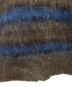 中古・古着 MARNI (マルニ) ブラッシュドモヘアストライプニットセーター グレー×ブルー サイズ:48：45000円