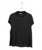 FENDIフェンディ）の古着「ネックロゴTシャツ」｜ブラック