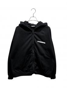 BALENCIAGA（バレンシアガ）の古着「Wide Zip Up Hoodie/674719 TLBV4」｜ブラック