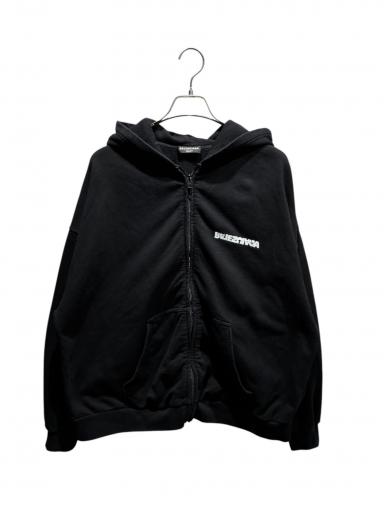 中古・古着通販】BALENCIAGA (バレンシアガ) Wide Zip Up Hoodie