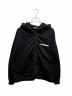 BALENCIAGA（バレンシアガ）の古着「Wide Zip Up Hoodie/674719 TLBV4」｜ブラック