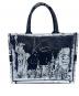 Christian Dior (クリスチャン ディオール) ブックトートミディアム ブラック×ホワイト サイズ:ミディアム/medium：270000円