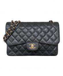CHANEL（シャネル）の古着「デカマトラッセ30/Wフラップチェーンショルダーバッグ」｜ブラック
