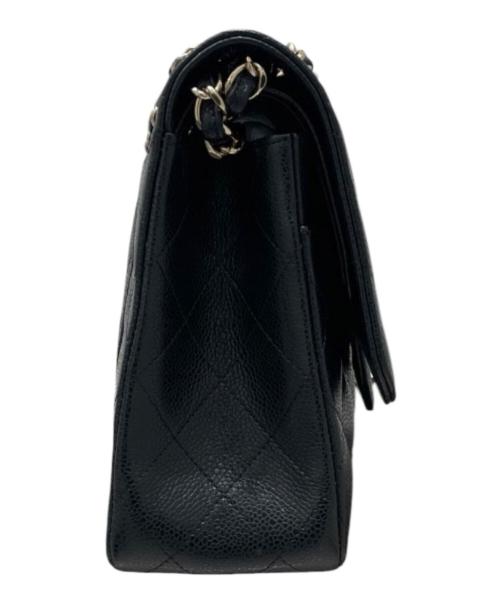 CHANEL（シャネル）CHANEL (シャネル) デカマトラッセ30/Wフラップチェーンショルダーバッグ ブラック サイズ:30の古着・服飾アイテム