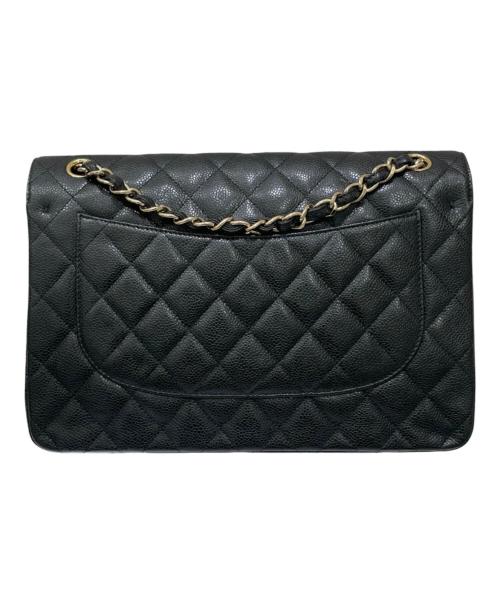 CHANEL（シャネル）CHANEL (シャネル) デカマトラッセ30/Wフラップチェーンショルダーバッグ ブラック サイズ:30の古着・服飾アイテム