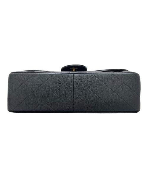 CHANEL（シャネル）CHANEL (シャネル) デカマトラッセ30/Wフラップチェーンショルダーバッグ ブラック サイズ:30の古着・服飾アイテム