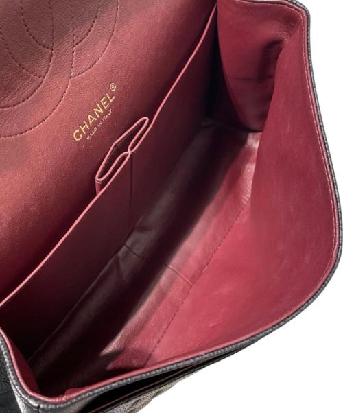 CHANEL（シャネル）CHANEL (シャネル) デカマトラッセ30/Wフラップチェーンショルダーバッグ ブラック サイズ:30の古着・服飾アイテム