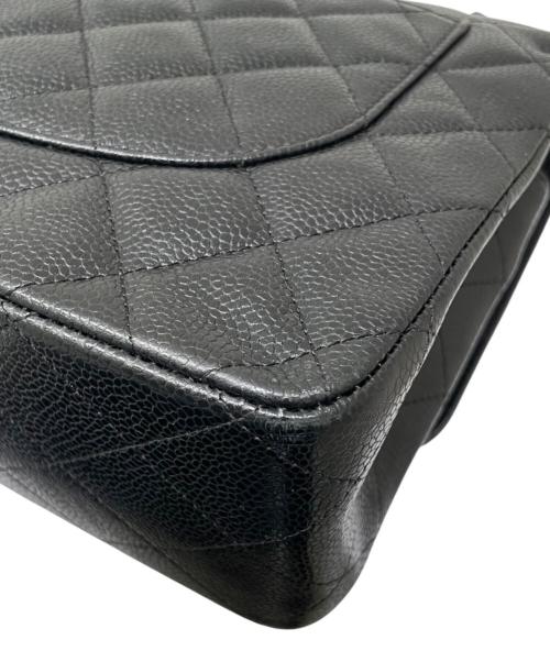 CHANEL（シャネル）CHANEL (シャネル) デカマトラッセ30/Wフラップチェーンショルダーバッグ ブラック サイズ:30の古着・服飾アイテム