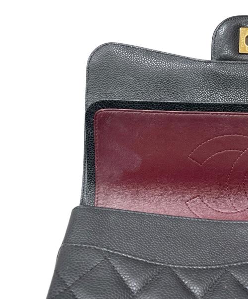 CHANEL（シャネル）CHANEL (シャネル) デカマトラッセ30/Wフラップチェーンショルダーバッグ ブラック サイズ:30の古着・服飾アイテム