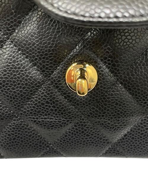 CHANEL（シャネル）CHANEL (シャネル) デカマトラッセ30/Wフラップチェーンショルダーバッグ ブラック サイズ:30の古着・服飾アイテム