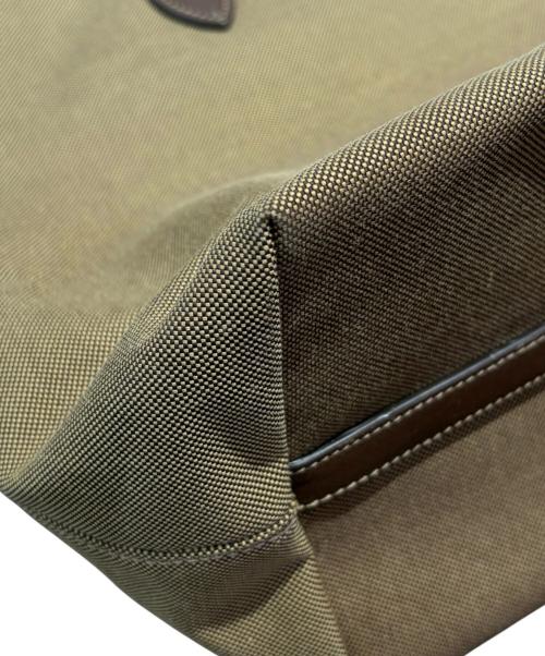 PRADA（プラダ）PRADA (プラダ) ロゴジャガードハンドバッグ ブラウン サイズ:-の古着・服飾アイテム