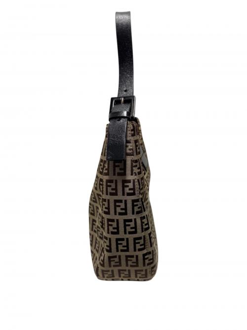 FENDI（フェンディ）FENDI (フェンディ) ズッキーノショルダーバッグ ベージュ サイズ:-の古着・服飾アイテム
