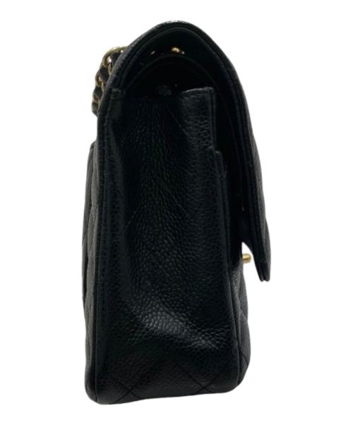 CHANEL（シャネル）CHANEL (シャネル) マトラッセ25/Wフラップチェーンショルダーバッグ ブラック サイズ:25の古着・服飾アイテム
