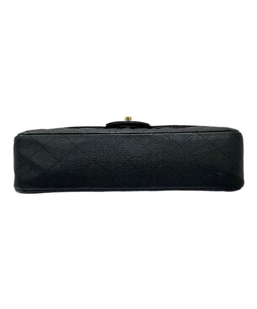 CHANEL（シャネル）CHANEL (シャネル) マトラッセ25/Wフラップチェーンショルダーバッグ ブラック サイズ:25の古着・服飾アイテム