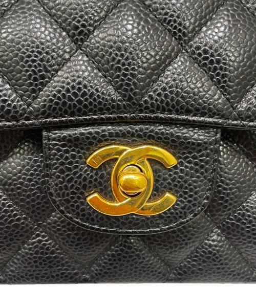 CHANEL（シャネル）CHANEL (シャネル) マトラッセ25/Wフラップチェーンショルダーバッグ ブラック サイズ:25の古着・服飾アイテム