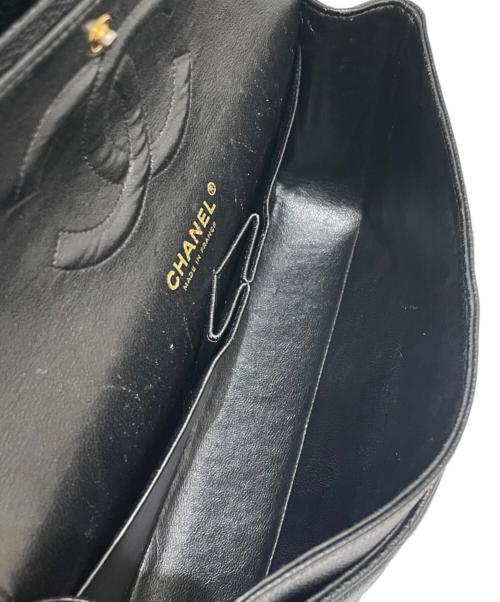 CHANEL（シャネル）CHANEL (シャネル) マトラッセ25/Wフラップチェーンショルダーバッグ ブラック サイズ:25の古着・服飾アイテム