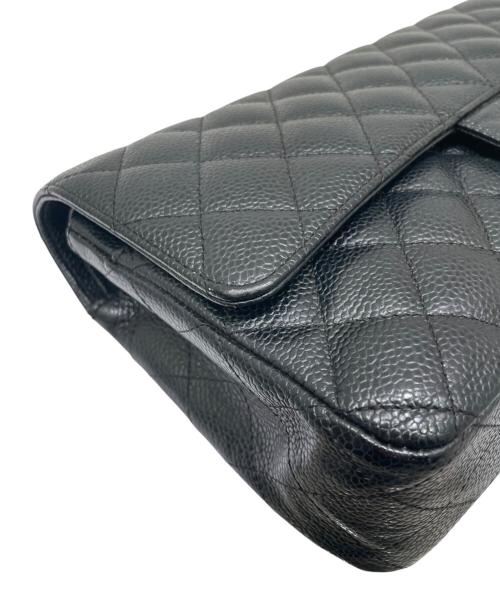 CHANEL（シャネル）CHANEL (シャネル) マトラッセ25/Wフラップチェーンショルダーバッグ ブラック サイズ:25の古着・服飾アイテム