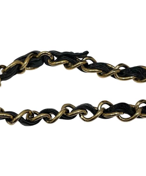 CHANEL（シャネル）CHANEL (シャネル) マトラッセ25/Wフラップチェーンショルダーバッグ ブラック サイズ:25の古着・服飾アイテム