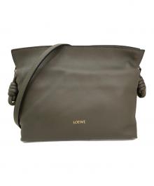 LOEWE（ロエベ）の古着「フラメンコクラッチ ミディアム」｜オリーブ