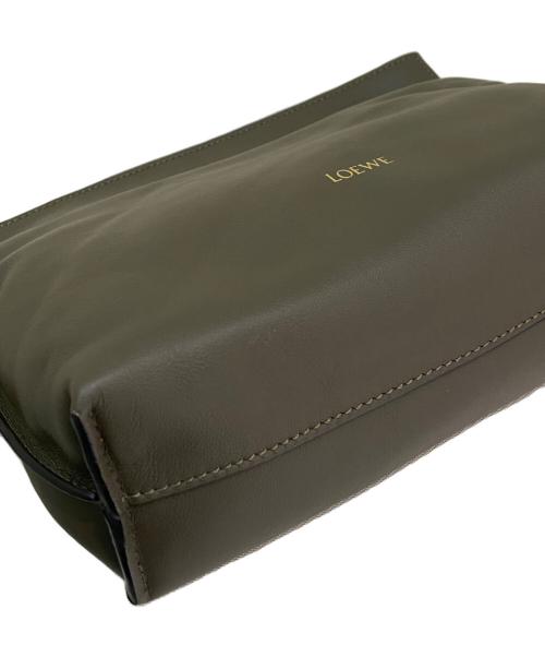 LOEWE（ロエベ）LOEWE (ロエベ) フラメンコクラッチ ミディアム オリーブ サイズ:ミディアムの古着・服飾アイテム