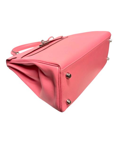 HERMES（エルメス）HERMES (エルメス) Kelly28 ケリー28 内縫い/シルバー金具/エバーカラー/ローズアザレ/Y刻印/2020年 ローズアザレ サイズ:28の古着・服飾アイテム