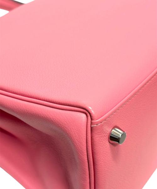 HERMES（エルメス）HERMES (エルメス) Kelly28 ケリー28 内縫い/シルバー金具/エバーカラー/ローズアザレ/Y刻印/2020年 ローズアザレ サイズ:28の古着・服飾アイテム