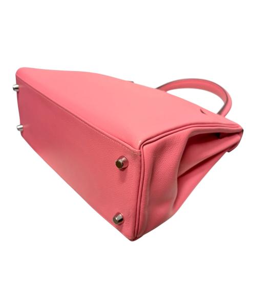 HERMES（エルメス）HERMES (エルメス) Kelly28 ケリー28 内縫い/シルバー金具/エバーカラー/ローズアザレ/Y刻印/2020年 ローズアザレ サイズ:28の古着・服飾アイテム