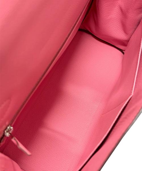 HERMES（エルメス）HERMES (エルメス) Kelly28 ケリー28 内縫い/シルバー金具/エバーカラー/ローズアザレ/Y刻印/2020年 ローズアザレ サイズ:28の古着・服飾アイテム