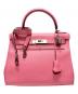 HERMES（エルメス）の古着「Kelly28 ケリー28 内縫い/シルバー金具/エバーカラー/ローズアザレ/Y刻印/2020年」｜ローズアザレ
