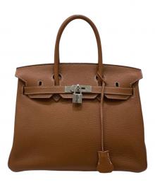 HERMES（エルメス）の古着「Barkin 30/バーキン 30/トゴ/ゴールド/シルバー金具/□M刻印2009年製」｜ゴールド