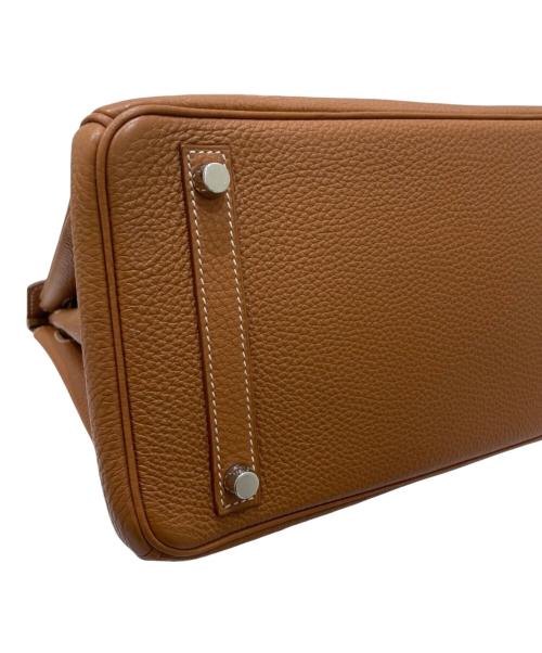 HERMES（エルメス）HERMES (エルメス) Barkin 30/バーキン 30/トゴ/ゴールド/シルバー金具/□M刻印2009年製 ゴールド サイズ:30の古着・服飾アイテム