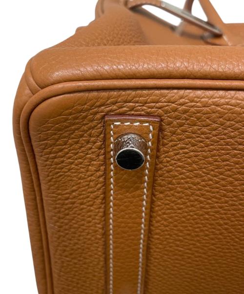 HERMES（エルメス）HERMES (エルメス) Barkin 30/バーキン 30/トゴ/ゴールド/シルバー金具/□M刻印2009年製 ゴールド サイズ:30の古着・服飾アイテム