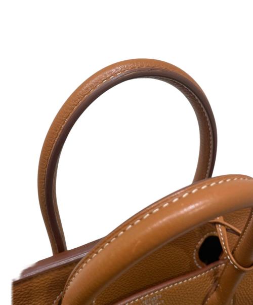 HERMES（エルメス）HERMES (エルメス) Barkin 30/バーキン 30/トゴ/ゴールド/シルバー金具/□M刻印2009年製 ゴールド サイズ:30の古着・服飾アイテム