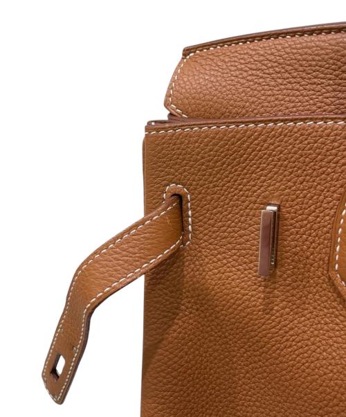 HERMES（エルメス）HERMES (エルメス) Barkin 30/バーキン 30/トゴ/ゴールド/シルバー金具/□M刻印2009年製 ゴールド サイズ:30の古着・服飾アイテム