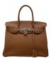 HERMES（エルメス）の古着「Barkin 30/バーキン 30/トゴ/ゴールド/シルバー金具/□M刻印2009年製」｜ゴールド