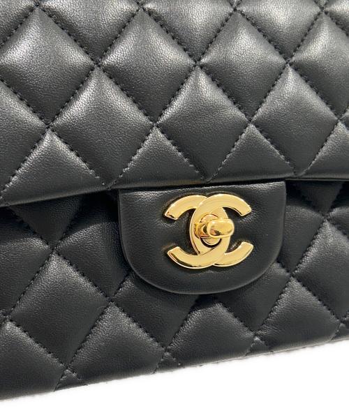 CHANEL（シャネル）CHANEL (シャネル) Matelassé25 Double Flap Chain Shoulder Bag/マトラッセ25 Wフラップ チェーンショルダーバッグ ブラック サイズ:25の古着・服飾アイテム