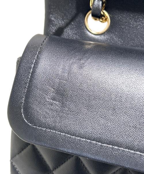 CHANEL（シャネル）CHANEL (シャネル) Matelassé25 Double Flap Chain Shoulder Bag/マトラッセ25 Wフラップ チェーンショルダーバッグ ブラック サイズ:25の古着・服飾アイテム