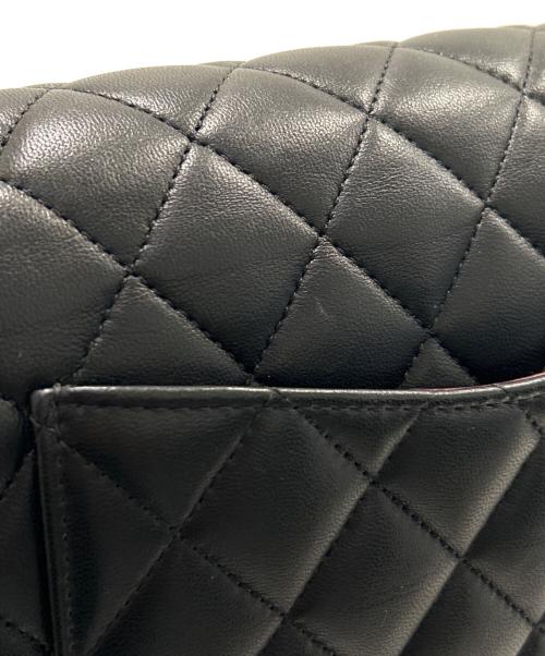 CHANEL（シャネル）CHANEL (シャネル) Matelassé25 Double Flap Chain Shoulder Bag/マトラッセ25 Wフラップ チェーンショルダーバッグ ブラック サイズ:25の古着・服飾アイテム