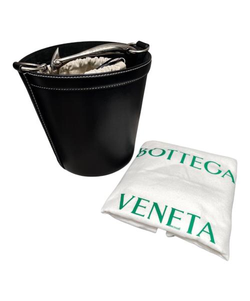 BOTTEGA VENETA（ボッテガベネタ）BOTTEGA VENETA (ボッテガベネタ) サーディンバケツバッグ ブラックの古着・服飾アイテム