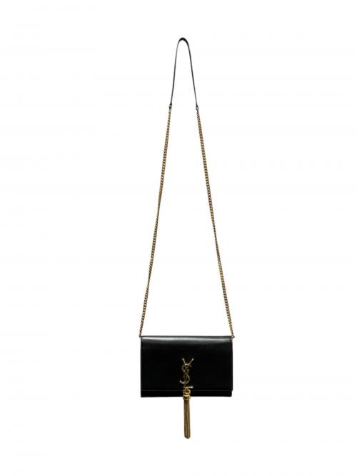 Saint Laurent Paris（サンローランパリ）Saint Laurent Paris (サンローランパリ) ケイト チェーンウォレット/GUE452159 ブラック×ゴールド金具 サイズ:-の古着・服飾アイテム