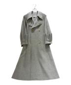 ETRE TOKYOエトレトウキョウ）の古着「Reversible trench coat/リバートレンチコート/1222400047」｜グレー