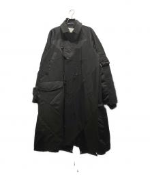 sacai（サカイ）の古着「Hank Willis Thomas／ Solid Mix Coat」｜ブラック