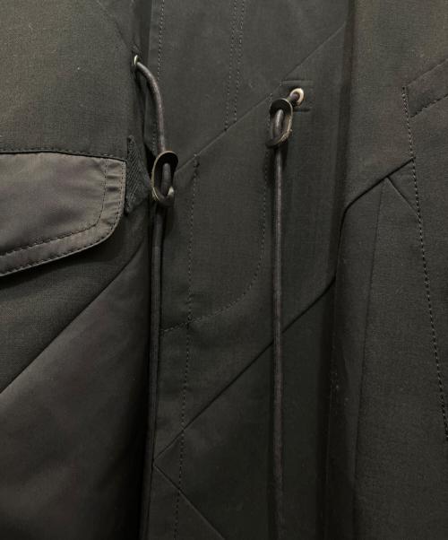 sacai（サカイ）sacai (サカイ) Hank Willis Thomas／ Solid Mix Coat ブラック サイズ:1の古着・服飾アイテム